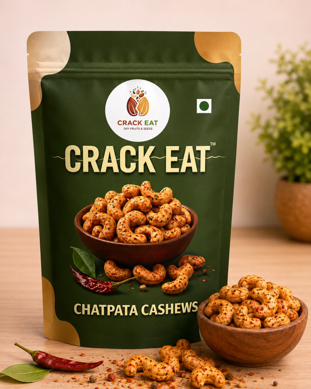 Chatpata Cashew - Spicy & Crunchy