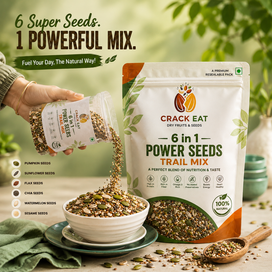 CrackEat 6-in-1 Mix Seeds Trail Mix