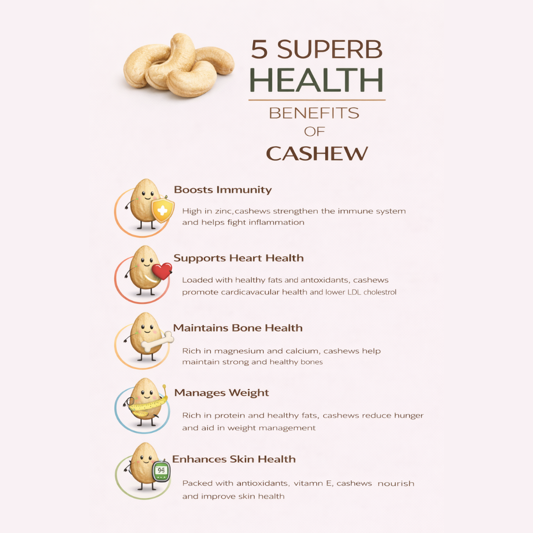 Whole Cashew – Naturally Rich Cashews
