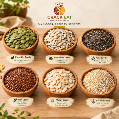 CrackEat 6-in-1 Mix Seeds Trail Mix