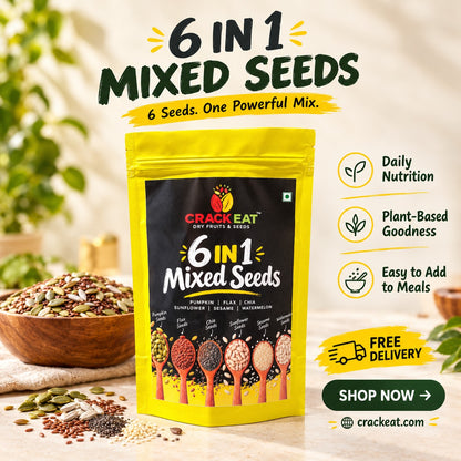CrackEat 6-in-1 Mix Seeds Trail Mix