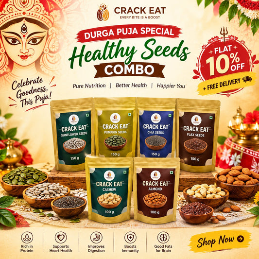 *CrackEat Healthy Seeds & Dry Fruits Combo*